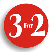 3 FOR 2  - 38mm Circle  Labels 