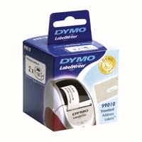 99010  Dymo LabelWriter Labels , Standard Address - Permanent Adhesive - S0722370 