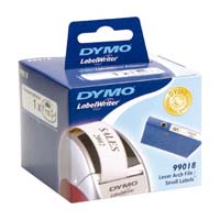 99018 Dymo Label Writer Labels, Small, Lever Arch File - Permanent Adhesive - S0722470