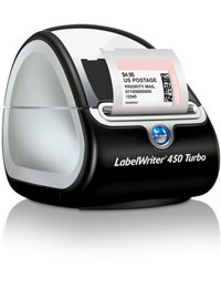 DYMO LabelWriter 450 Turbo Label Printer - High-Speed Postage and Label Printer for PC and Mac 